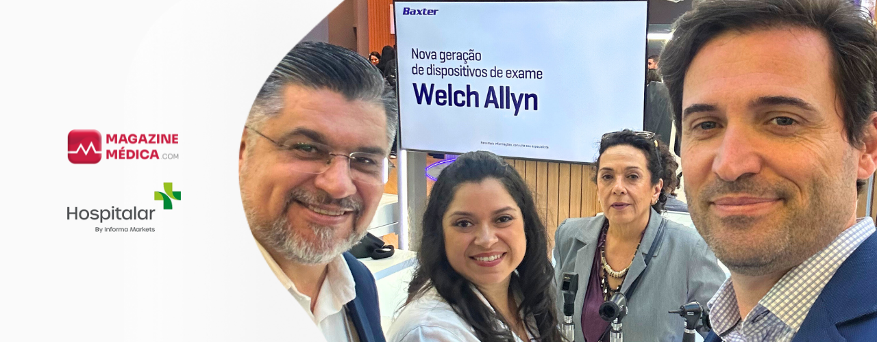 Participação feira Hospitalar 2025 Magazine Médica com Luciano Antonio Grunitzhy a convite da Welch Allyn