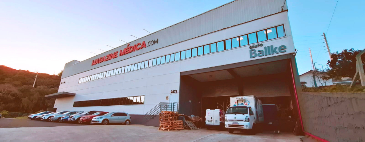 
                Fachada da Magazine Médica Concórdia centro de distribuição
              